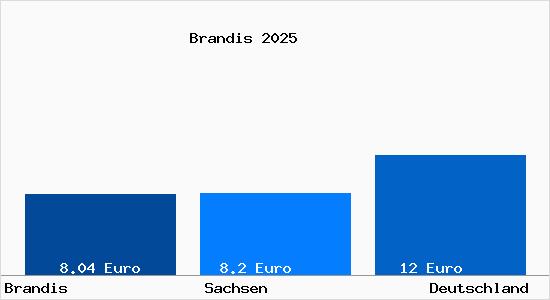 Aktueller Mietspiegel in Brandis b. Wurzen