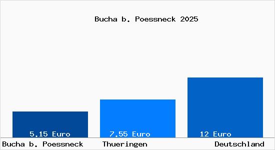 Aktueller Mietspiegel in Bucha b. Poessneck