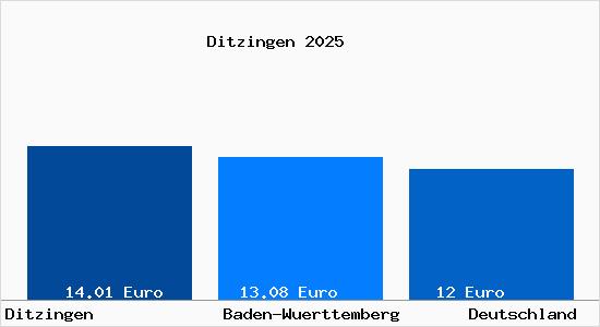Aktueller Mietspiegel in Ditzingen