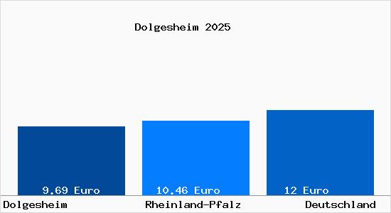 Aktueller Mietspiegel in Dolgesheim