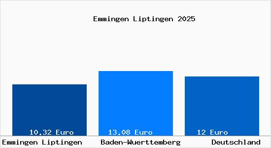 Aktueller Mietspiegel in Emmingen Liptingen