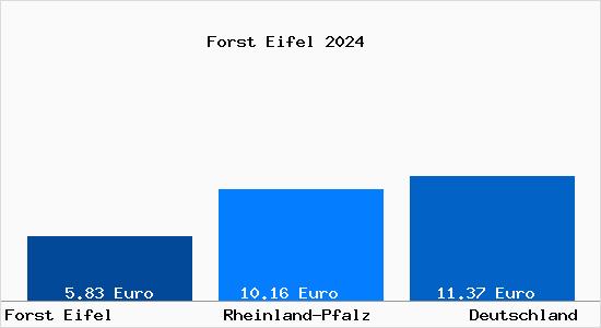 Aktueller Mietspiegel in Forst Eifel
