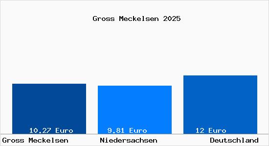 Aktueller Mietspiegel in Gross Meckelsen