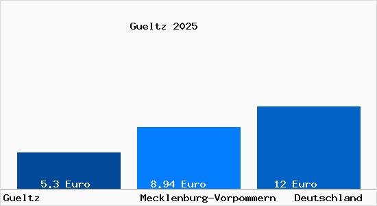 Aktueller Mietspiegel in Gueltz