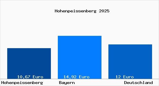 Aktueller Mietspiegel in Hohenpei&szlig;enberg