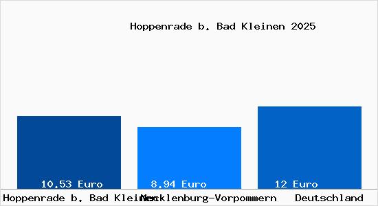 Aktueller Mietspiegel in Hoppenrade b. Bad Kleinen