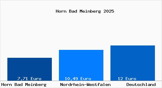 Aktueller Mietspiegel in Horn Bad Meinberg