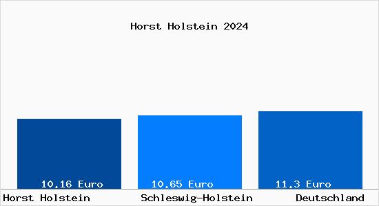 Aktueller Mietspiegel in Horst Holstein