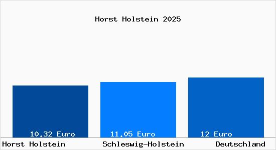 Aktueller Mietspiegel in Horst Holstein