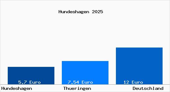 Aktueller Mietspiegel in Hundeshagen
