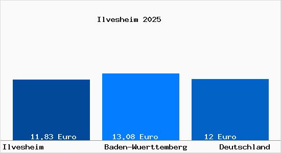 Aktueller Mietspiegel in Ilvesheim