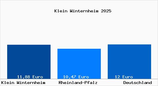 Aktueller Mietspiegel in Klein Winternheim