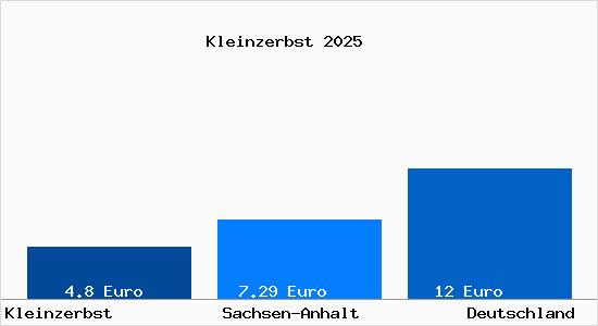 Aktueller Mietspiegel in Kleinzerbst b. Koethen, Anhalt