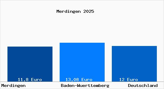 Aktueller Mietspiegel in Merdingen