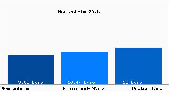 Aktueller Mietspiegel in Mommenheim Rheinhessen