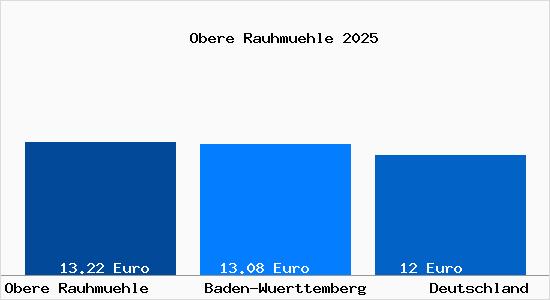 Aktueller Mietspiegel in Obere Rauhmuehle