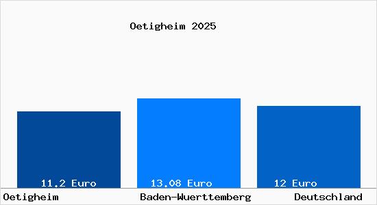 Aktueller Mietspiegel in Oetigheim