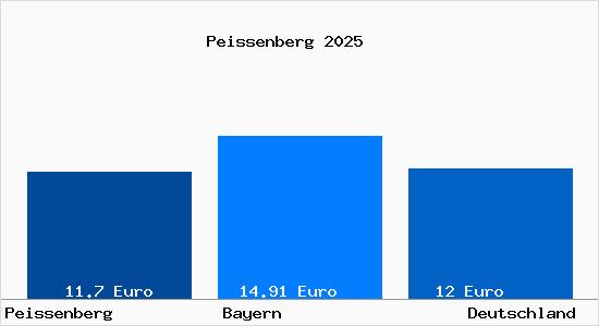 Aktueller Mietspiegel in Pei&szlig;enberg