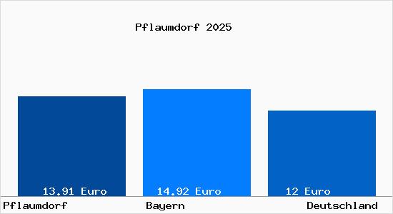 Aktueller Mietspiegel in Pflaumdorf