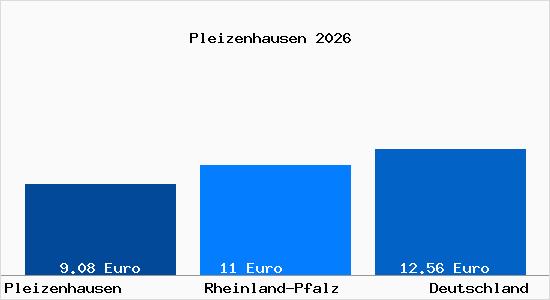 Aktueller Mietspiegel in Pleizenhausen