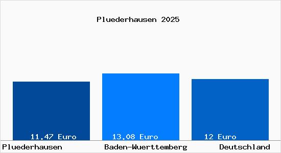 Aktueller Mietspiegel in Pl&uuml;derhausen
