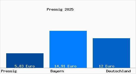Aktueller Mietspiegel in Pressig