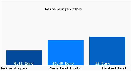 Aktueller Mietspiegel in Reipeldingen