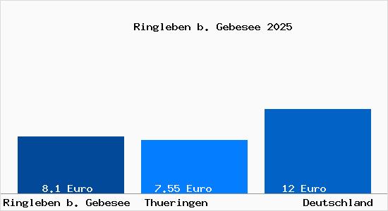 Aktueller Mietspiegel in Ringleben b. Gebesee
