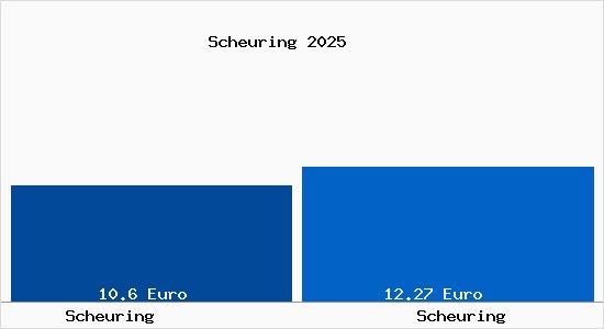 Vergleich Mietspiegel Scheuring mit Scheuring Scheuring