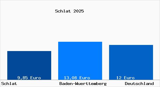 Aktueller Mietspiegel in Schlat