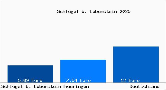 Aktueller Mietspiegel in Schlegel b. Lobenstein