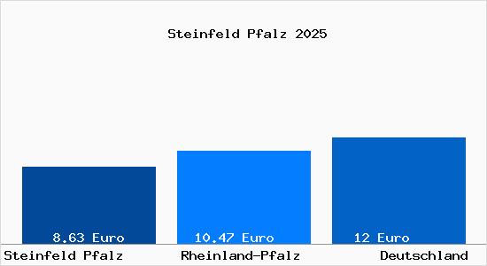 Aktueller Mietspiegel in Steinfeld Pfalz
