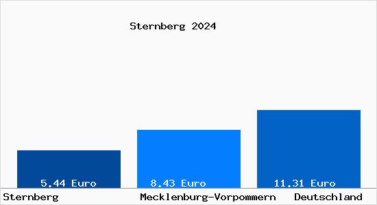 Aktueller Mietspiegel in Sternberg Mecklenburg