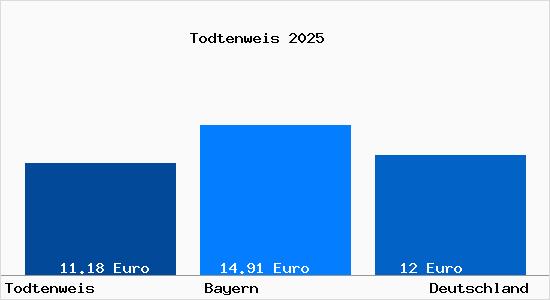 Aktueller Mietspiegel in Todtenweis