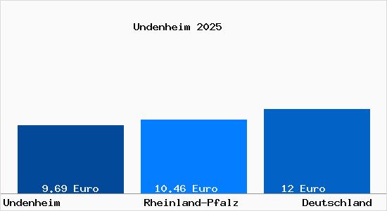 Aktueller Mietspiegel in Undenheim