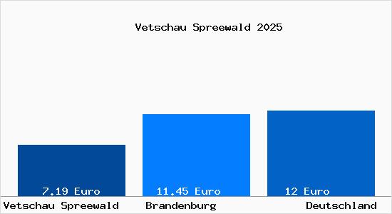 Aktueller Mietspiegel in Vetschau Spreewald