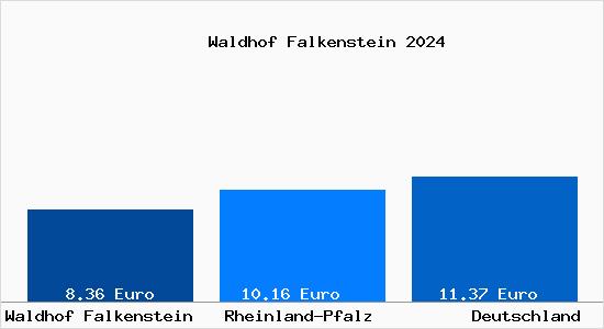 Aktueller Mietspiegel in Waldhof Falkenstein