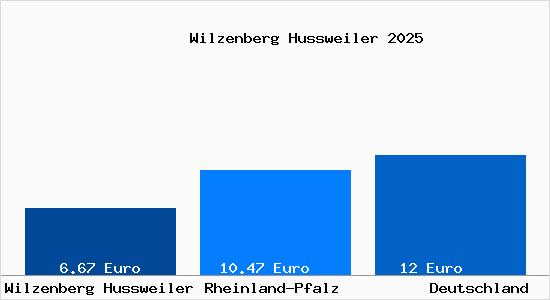 Aktueller Mietspiegel in Wilzenberg-Hußweiler