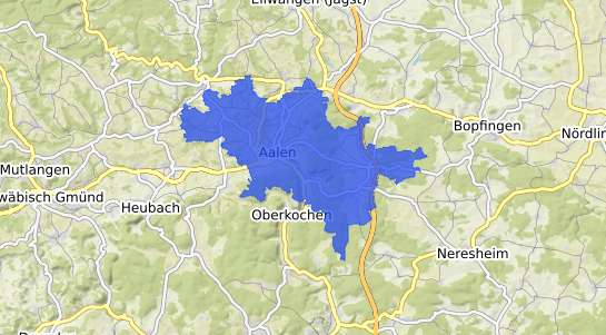 Bodenrichtwertkarte Aalen Wuerttemberg