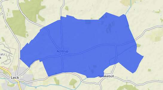 Bodenrichtwertkarte Achtrup