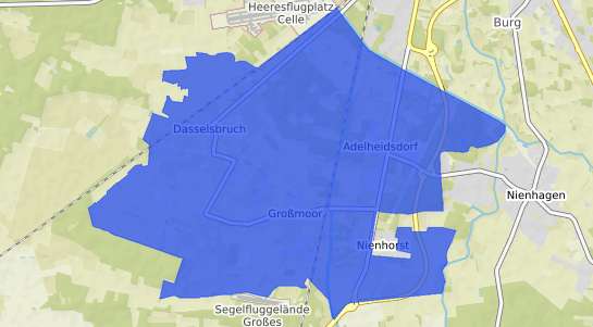 Bodenrichtwertkarte Adelheidsdorf