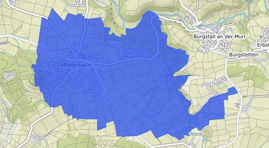 Bodenrichtwertkarte Affalterbach Wuerttemberg