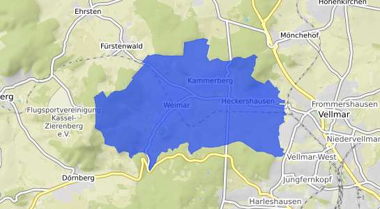 Bodenrichtwertkarte Ahnatal