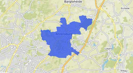 Bodenrichtwertkarte Ahrensburg
