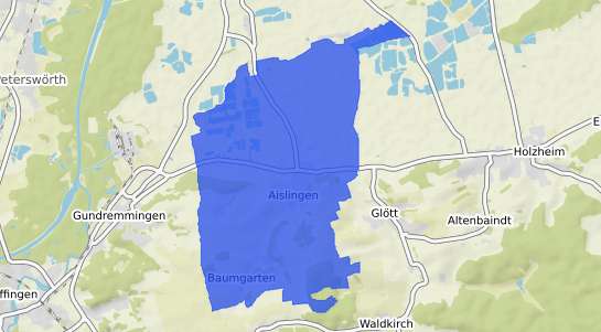 Bodenrichtwertkarte Aislingen Schwaben