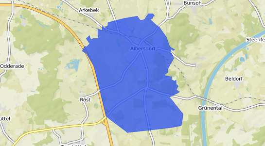 Bodenrichtwertkarte Albersdorf Holstein