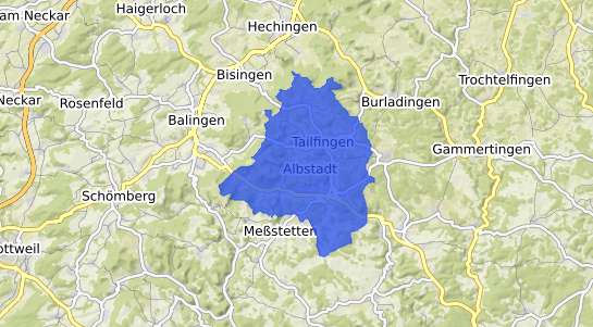 Bodenrichtwertkarte Albstadt Wuerttemberg