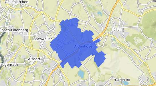 Bodenrichtwertkarte Aldenhoven b. Juelich
