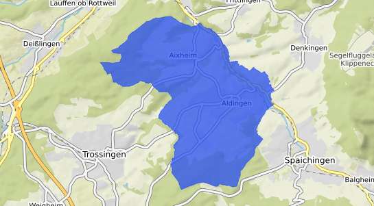 Bodenrichtwertkarte Aldingen Kr. Tuttlingen