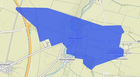 Bodenrichtwertkarte Alkersleben